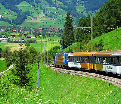 瑞士-黃金快線列車 
